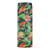 Waterverf Koi en Water Lilies Thermal Tumbler Thermosbeker (Achterkant)