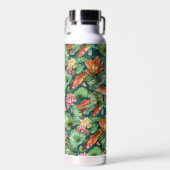 Waterverf Koi en Water Lilies Waterfles (Voorkant)