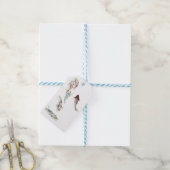 Waterverf Koi Fish Cadeaulabel (Met Touw)