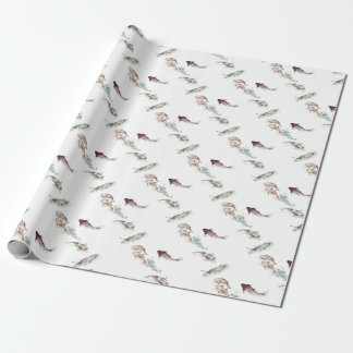 Waterverf Koi Fish Cadeaupapier
