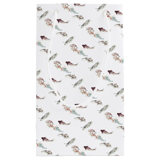 Waterverf Koi Fish Klein Cadeauzakje (Achterkant)