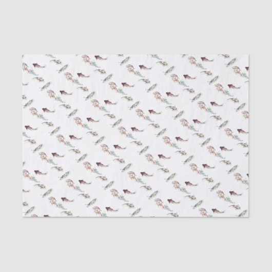 Waterverf Koi Fish Tissuepapier (Voorkant)