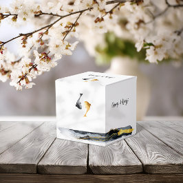 Waterverf Koi Fish Wedding Bedankdoosjes