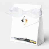 Waterverf Koi Fish Wedding Bedankdoosjes (Voorkant Zijde)