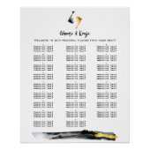 Waterverf Koi Fish Wedding Perfect Poster (Voorkant)