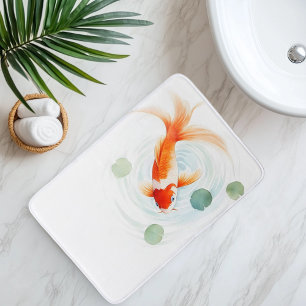 Waterverf Koi Vis Sereniteit Badmat