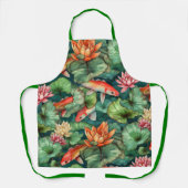 Waterverf Koi & Water Lilies All-Over Print Schort (Voorkant)