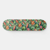 Waterverf Koi & Water Lilies Skateboard (Horizontaal)
