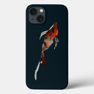 Waterverf koivisillustratie iPhone 13 hoesje