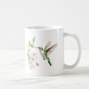 Waterverf Kolibrie Lente Bloesem Koffiemok