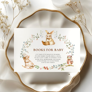 Waterverf Konijn Boek Krans Boeken voor Baby Informatiekaartje