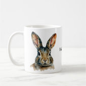 Waterverf Konijnenportret Mok (Links)