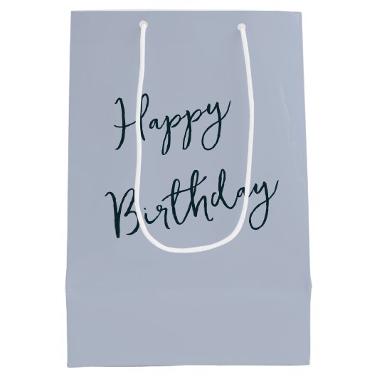 Waterverf konijntje met motorkap medium cadeauzakje (Achterkant)