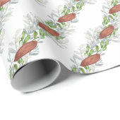 Waterverf koperen lint krans kerst Garland Cadeaupapier (Rol Hoek)