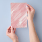 Waterverf Koraal & witzeep - omhulsel / papier Flyer (Hand)