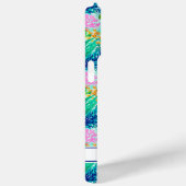 Waterverf Koraalrif Monogram Case-Mate iPhone Case (Achterkant / Rechts)