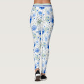Waterverf korenbloem Pickleball Leggings (Achterkant)
