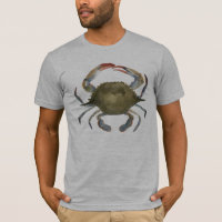 Waterverf krab - grijs
