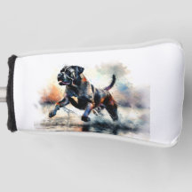 Waterverf krachtige Cane Corso hond