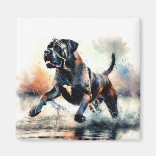 Waterverf krachtige Cane Corso hond Magneet