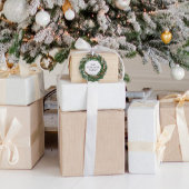 Waterverf krans elegant modern minimal ornament kaart