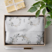 Waterverf Krans Greenery Foliage en bessen Tissuepapier (Geschenk)