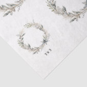 Waterverf Krans met Bloem Tissuepapier (Detail)