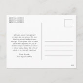 Waterverf Krans Modern Business Christmas Feestdagenkaart (Achterkant)