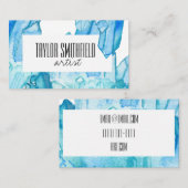 waterverf kristal visitekaartje (Voorkant / Achterkant)