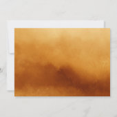 Waterverf kristallen Sinaasappel Citrien Foto Save The Date (Achterkant)