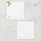 Waterverf kunst laat elegante monogram Sjabloon (Voorkant / Achterkant)