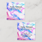 Waterverf Kunst Modern Visitekaartje (Voorkant / Achterkant)
