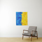 Waterverf kunst Oekraïense vlag Wandkleed (In situ)