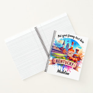 Waterverf kunst van Kentucky Notitieboek