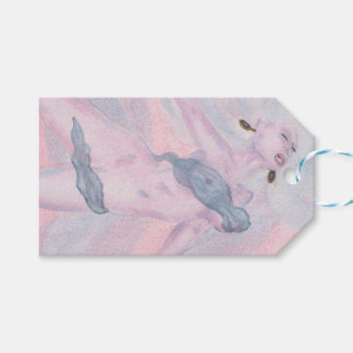 Waterverf kunst Venus godin liefde geestesdesign Cadeaulabel