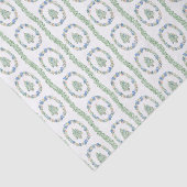 Waterverf kust kerstbomen tissuepapier (Detail)