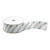 Waterverf kust kust kerstkrans grosgrain lint (Spoel)