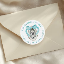 Waterverf Kustoester Oyster Bow Monogram Adres