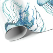 Waterverf kwal patroon cadeaupapier (Rol Hoek)