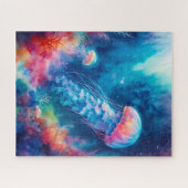 Waterverf kwallen legpuzzel (Horizontaal)