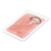 Waterverf kwallen magneet (Linkerzijde)