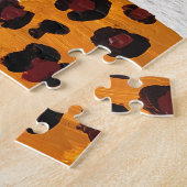  Waterverf laat illustratie achter. Legpuzzel (Zijkant)