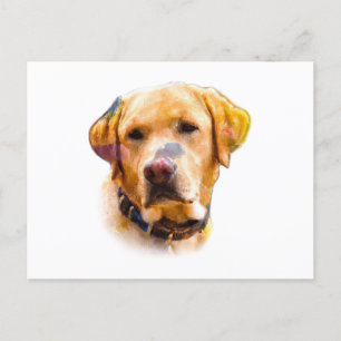 Waterverf Labrador Retriever Briefkaart