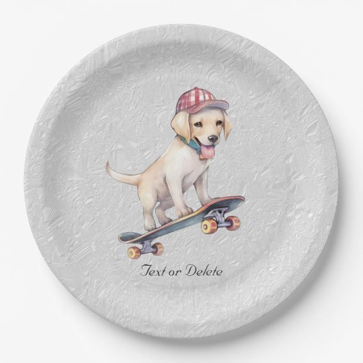 Waterverf Labrador Retriever Papier Bord (Voorkant)