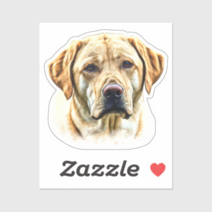 Waterverf Labrador Retriever Sticker