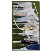 Waterverf Lacrosse Sticks Klein Cadeauzakje (Achterkant)