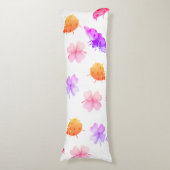 Waterverf ladybugs en vierbladklavers lichaamskussen (Voorkant Verticaal)