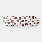 Waterverf Ladybugs-patroon Skateboard (Horizontaal)