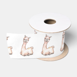 Waterverf Lama thema Baby Shower Lint