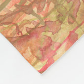 Waterverf Land Bos Landschapskunst Fleece Deken (Hoek)